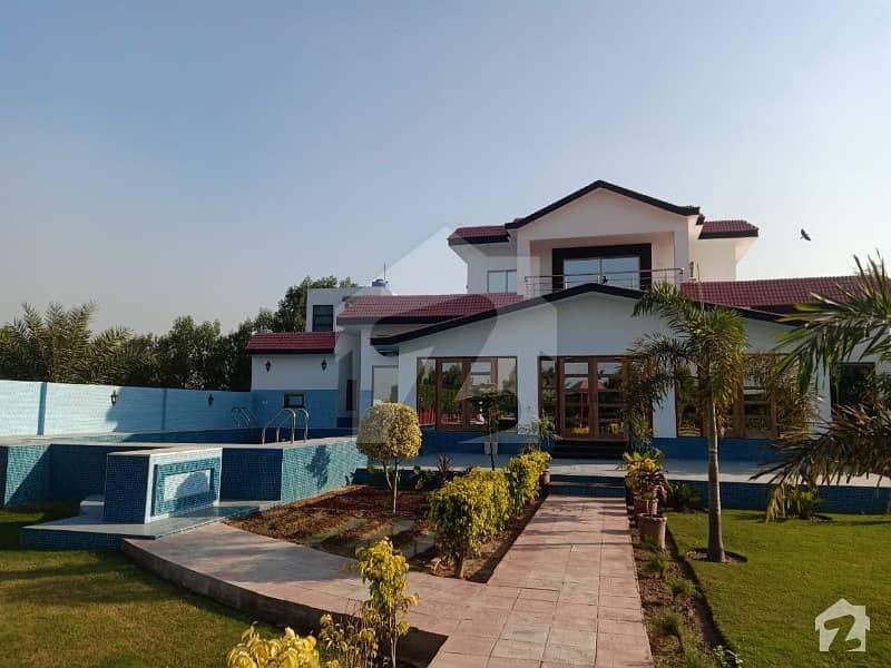 8 Kanal Semi Furnished Luxurious Farm House For Rent On Bedian Road At 50000 Per Day Rent