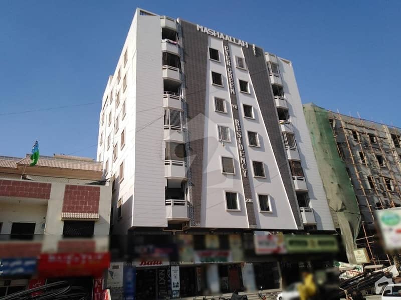 Ever Green Opposite Ali Palace, 1430 Square Feet Flat For Sale In Qasimabad Hyderabad