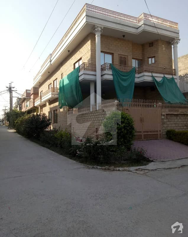 Sun Facing Well Lighted Corner House Two Separate Roads Approach In The Centre Of Basti Lala Rukh Colony Pof Wah Cantt