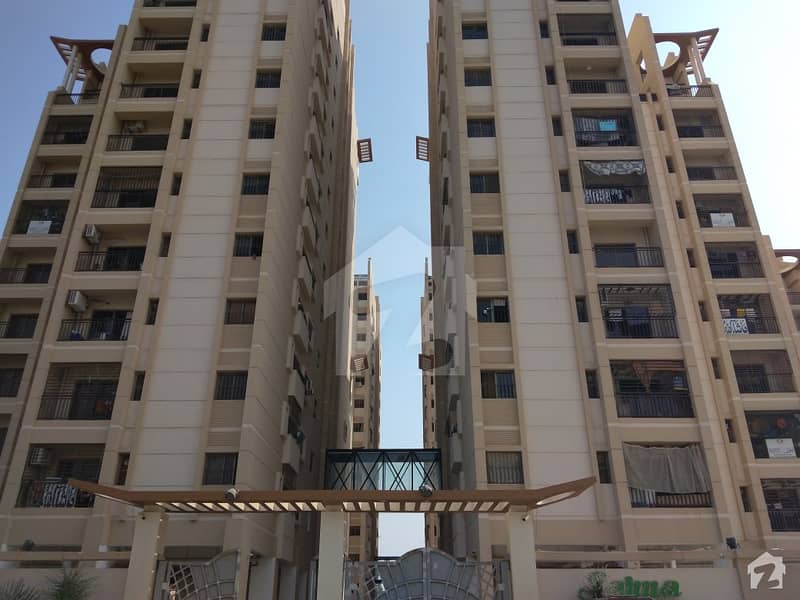 Gulistan E Jauhar  Saima Palm 3bed Rooms Drawing Lounge Road Facing Flat For Sale