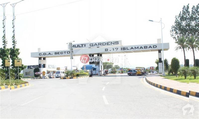 08 Marla Corner Residential Plot Block E For Sale In Multi Gardens B17 Islamabad