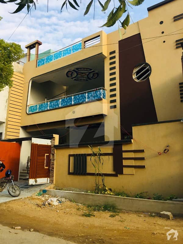 گلشنِ معمار - سیکٹر آر گلشنِ معمار گداپ ٹاؤن کراچی میں 6 کمروں کا 10 مرلہ مکان 2.3 کروڑ میں برائے فروخت۔