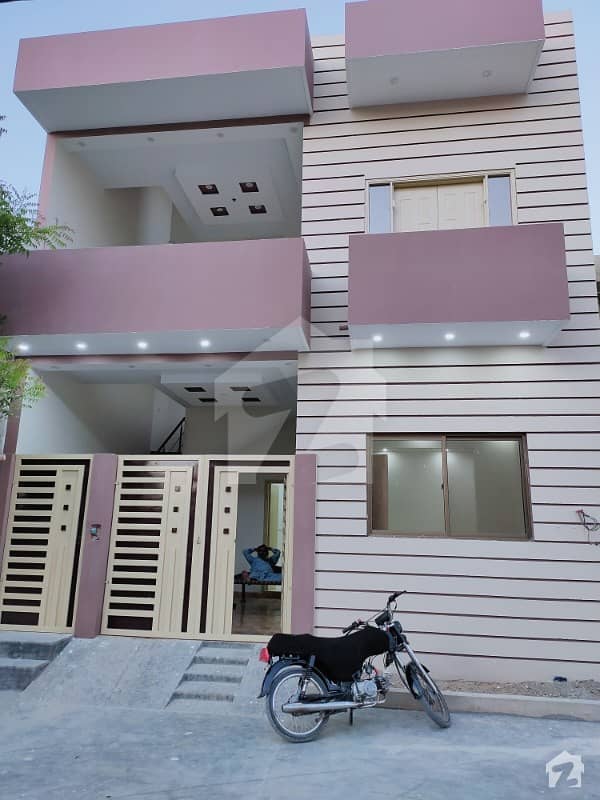 گلشنِ معمار - سیکٹر آر گلشنِ معمار گداپ ٹاؤن کراچی میں 4 کمروں کا 5 مرلہ مکان 1.45 کروڑ میں برائے فروخت۔