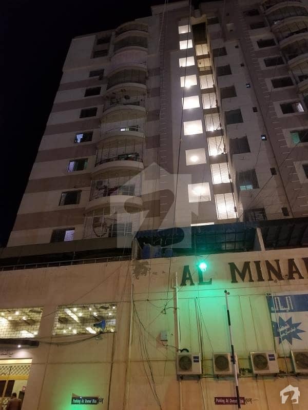 ال مینال ٹاور گلستانِِ جوہر ۔ بلاک 3 گلستانِ جوہر کراچی میں 3 کمروں کا 6 مرلہ فلیٹ 1.5 کروڑ میں برائے فروخت۔