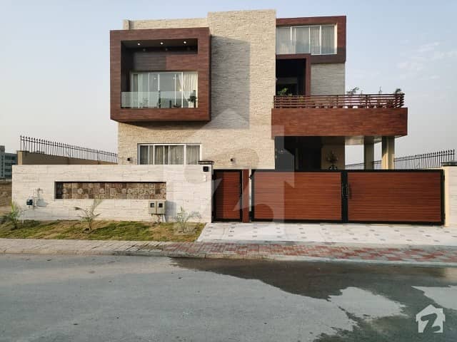 Brand New Luxury Furnished Designer House For Sale With Partial Basement And Open Back View