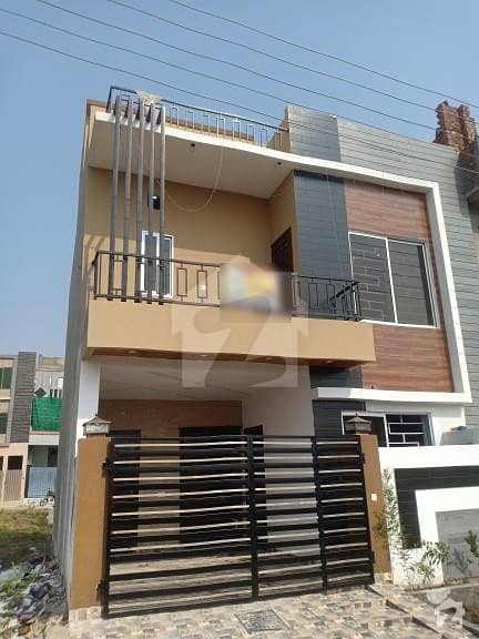 5 Marla Brand New Double Story Facing Park House For Sale In Punjab University Employees Housing Society Phase 2