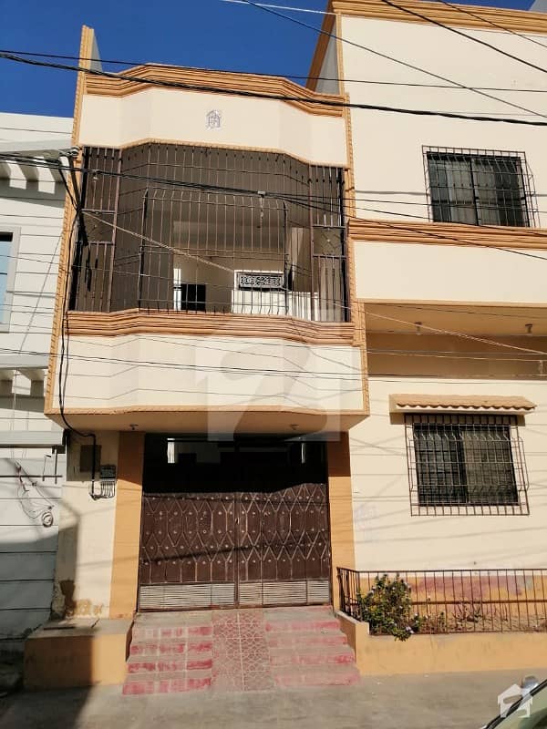 گلشنِ معمار - سیکٹر آر گلشنِ معمار گداپ ٹاؤن کراچی میں 4 کمروں کا 5 مرلہ مکان 1.1 کروڑ میں برائے فروخت۔
