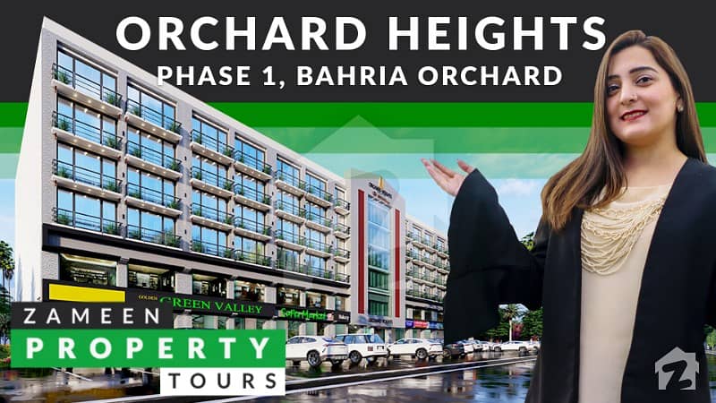 Facing Broadway 1 Bedroom Family Apartment Available For Sale On Easy Installment In Orchard Heights Central Block Bahria Orchard