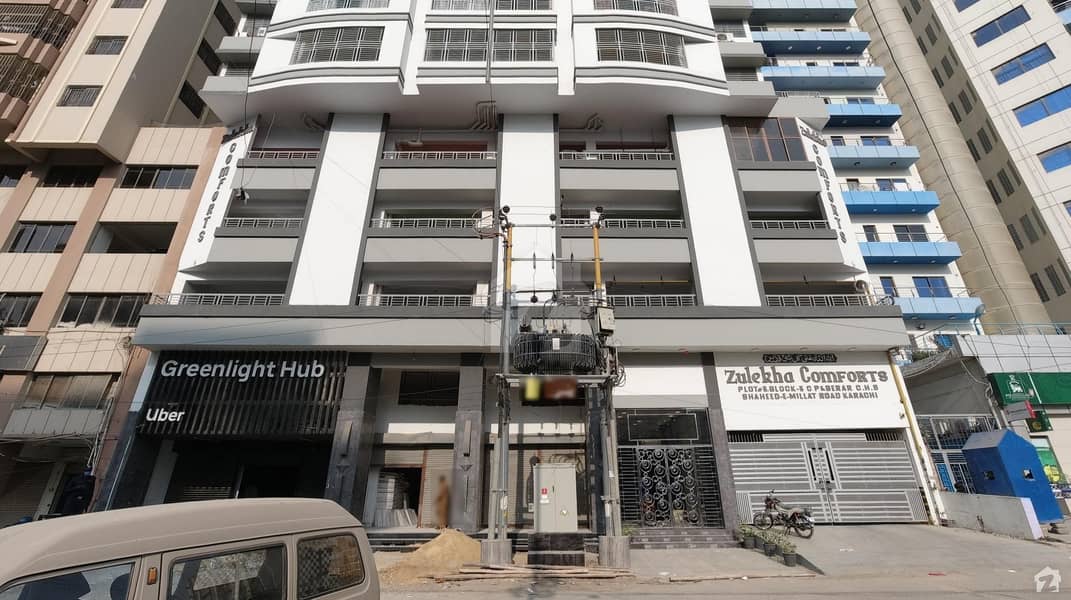 A Well Built Zulakha Comfort 4 Bed Flat Is Up For Sale On Main Shaheed Millat Road