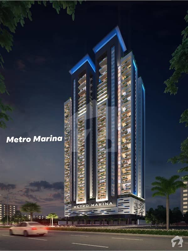 Metro Marina 3 Bedroom Drawing Dinning Lounge Apartment In Under Construction