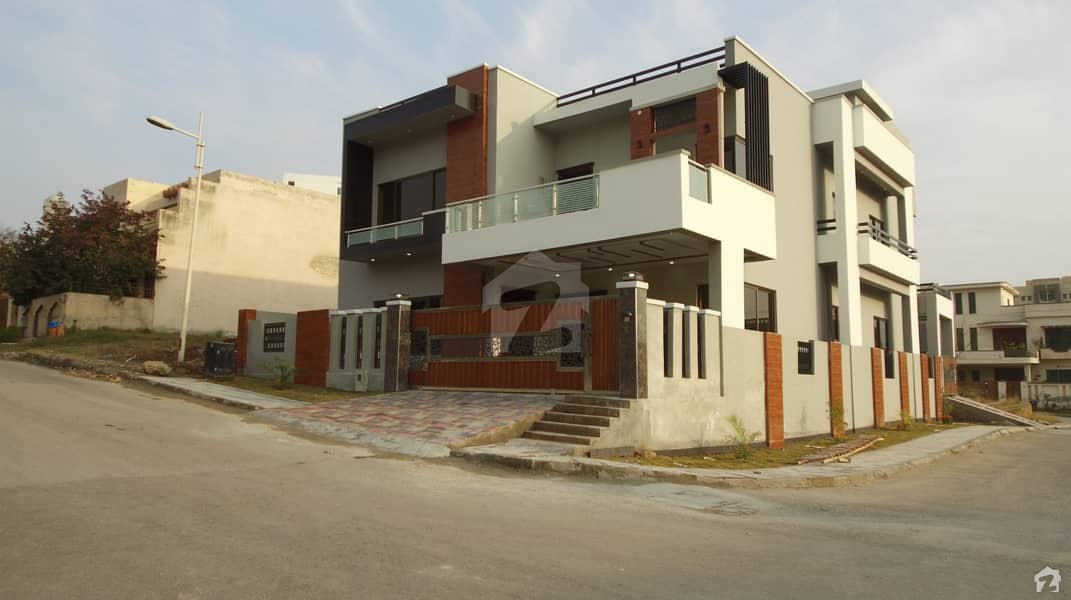 Brand New 14 Marla Park Face Corner House Is Available For Sale In Zaraj Housing Society Islamabad