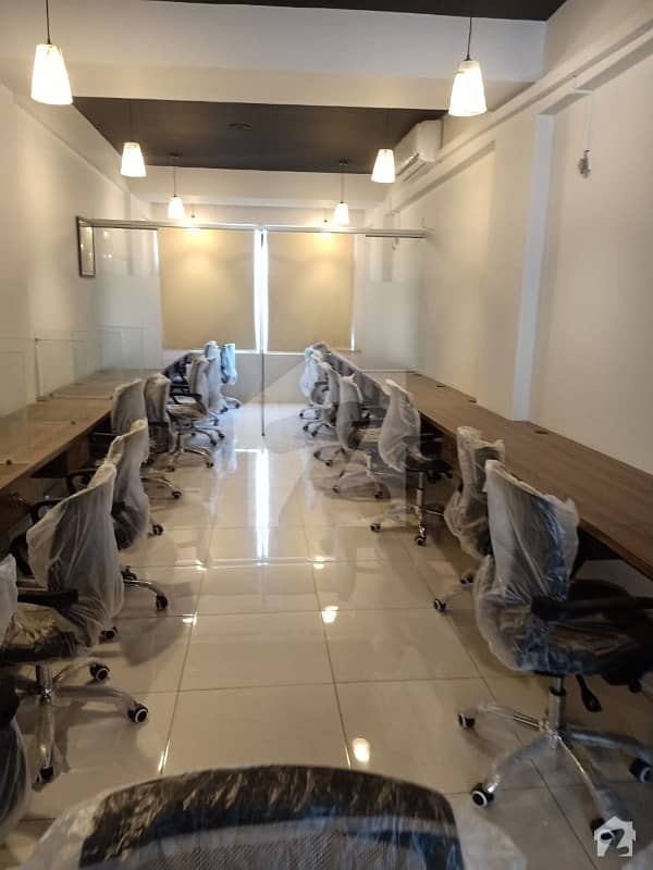 Defence Phase 5 Brand New Furnished Office For Sale Handsome Rental Income