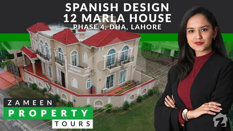 12 Marla Corner Spanish House Is Available For Sale In DHA Phase 4 Block JJ Lahore