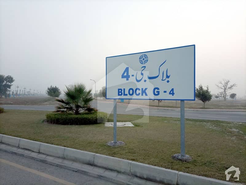 10 Marla On Ground Possession And Utilities Paid Plot For Sale In Bahria Orchard Lahore