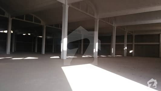 Warehouse For Rent 70000 Squire Feet RCC Shed Most Prime Location In Bin Qasim Port Qasim