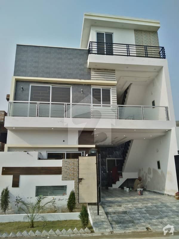 7 Marla Brand New Designer House With Solid Construction At Hot Location Near Park And Masjid