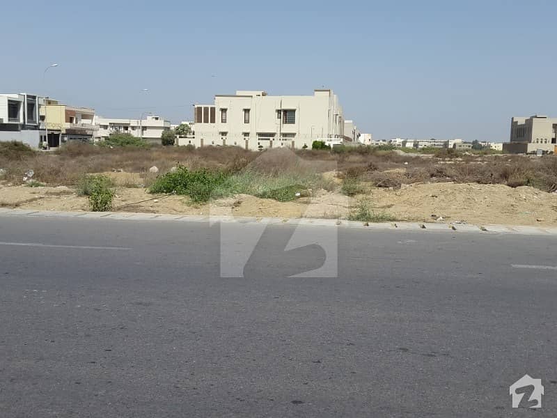 500 Yards Plot Sector 8d Dha City  Green Belt Facing Aar Paar Karachi