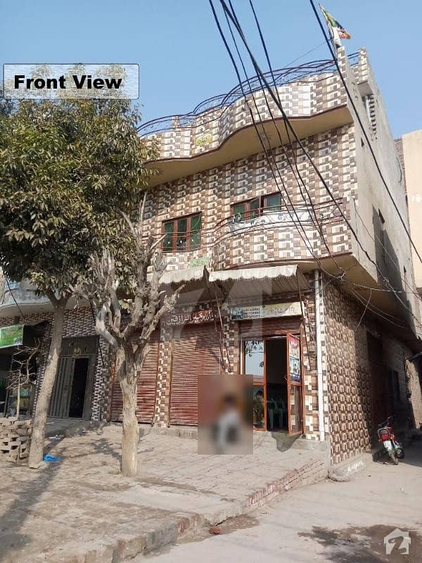 Corner 4 Marla Tripple Storey Semi Commercial House For Sale baddar colony Harbanse Pura Road