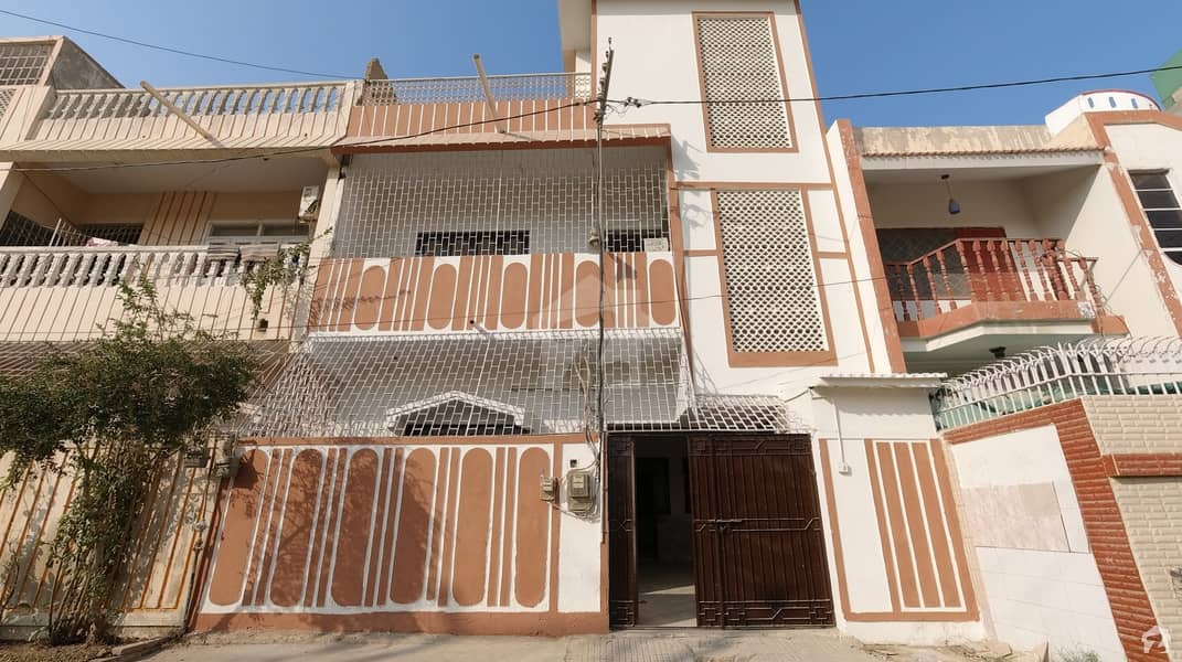 Ground  1 120 SQ Yard Ground Facing 40 Feet Road Luxury Bungalow Is Available For Sale In North Karachi