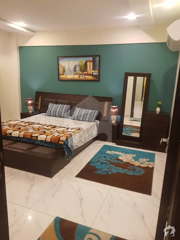 2 Bed Room Fully Furnished Apartment In Bahria Height Back View