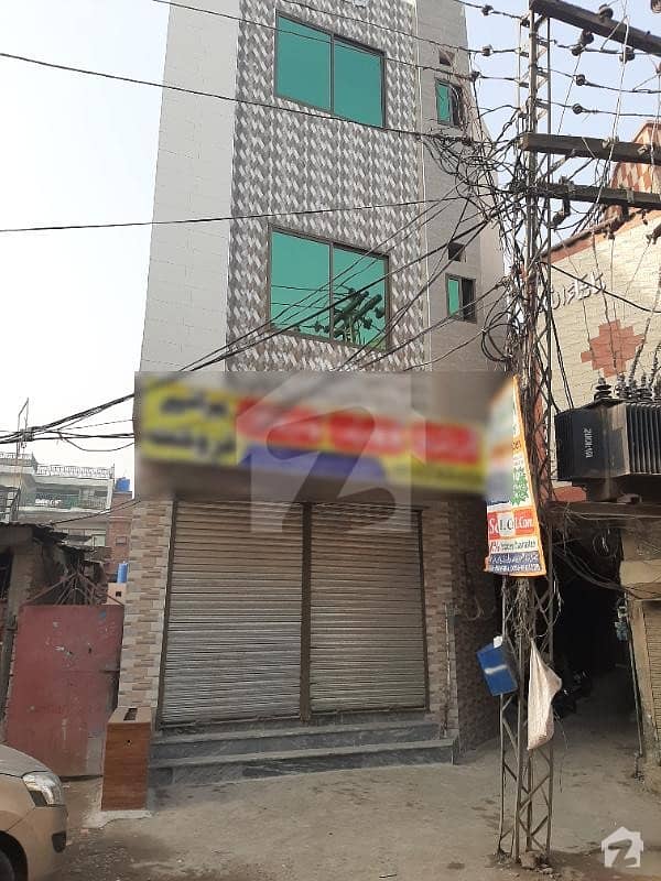 New 3 Marla Triple Storey Corner Building With Shop At Main Shahkamal Road