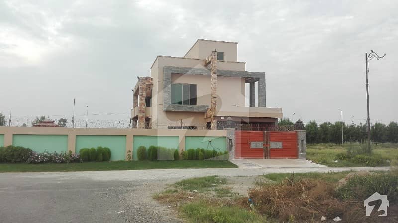 Super Hot Location 10 Marla Plot 40 Ft Road For Sale In Eden Gardens Lahore