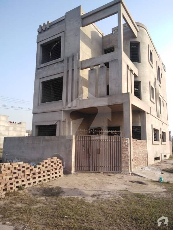 10 Marla G Block Double Storey Grey Structure House On Corner And On 60 Ft Road For Sale On Very Ideal Location With Salient Features