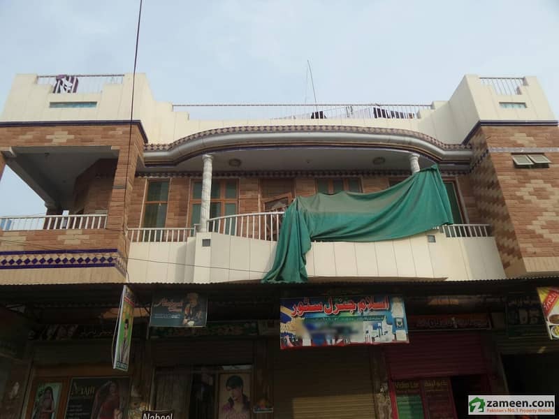 Double Storey Beautiful Corner Commercial Building For Sale At Khan Colony Road Okara