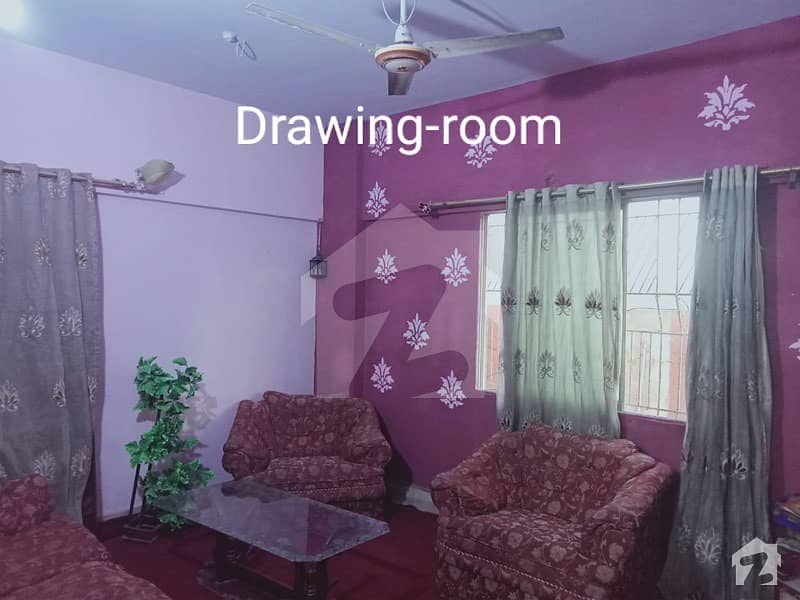 شادمان ٹاؤن - سیکٹر 14 / بی شادمان نارتھ ناظم آباد کراچی میں 2 کمروں کا 4 مرلہ فلیٹ 53 لاکھ میں برائے فروخت۔