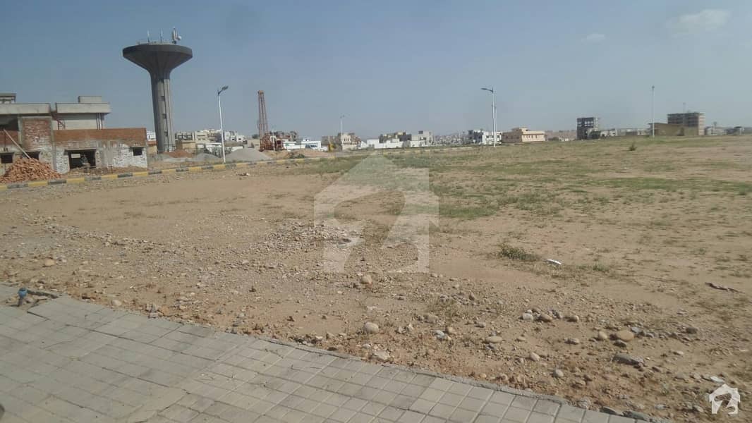 50 Marla Front Back Open Top Hight Location Plot For Sale Solid Lane