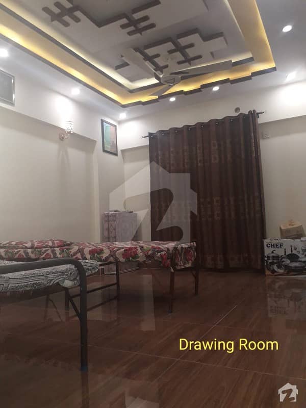گولڈ لائن رئیل اپارٹمنٹس گلستان جوہر - بلاک 16-A گلستانِ جوہر کراچی میں 3 کمروں کا 8 مرلہ فلیٹ 1.6 کروڑ میں برائے فروخت۔