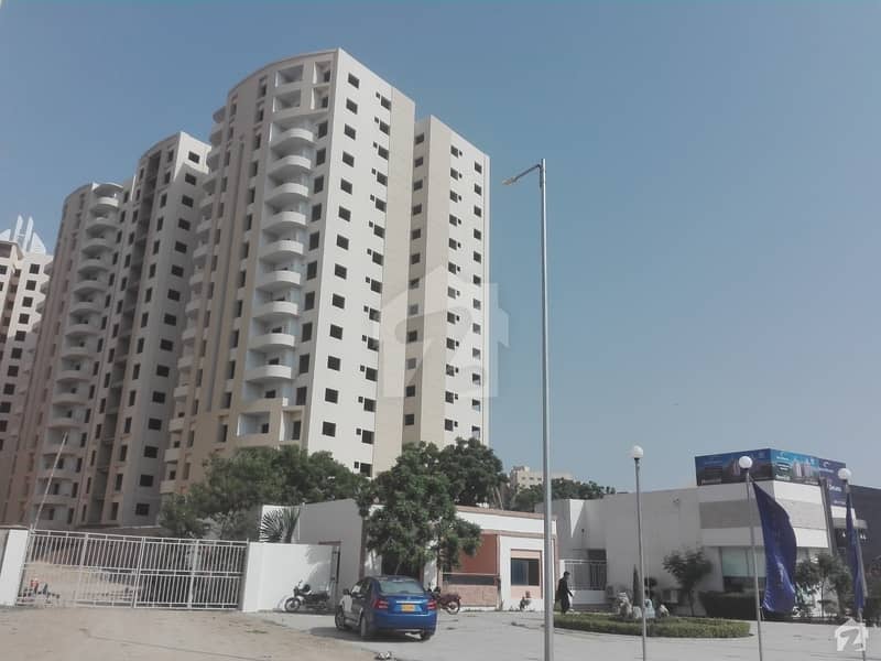 برج-ال-حرمین یونیورسٹی روڈ کراچی میں 2 کمروں کا 5 مرلہ فلیٹ 1 کروڑ میں برائے فروخت۔