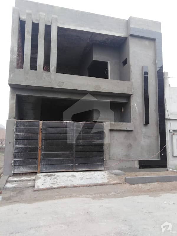 5 marla double story grey structure house in Al Ahmad garden housing scheme