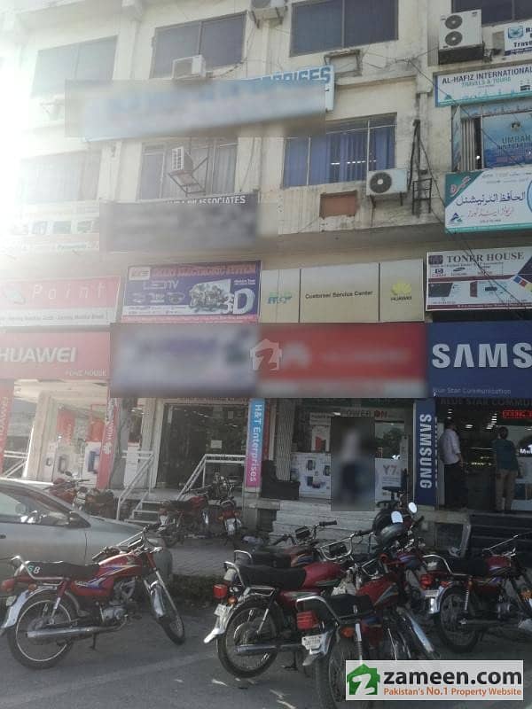 Islamabad Blue Area Fazle Haq Road Ground Floor Shop Available For Sale