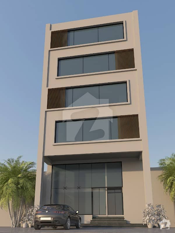 Leads Estates 4 Marla Comercial Building For Rent In Dha Phase 6 Main Buleward  Prime Location