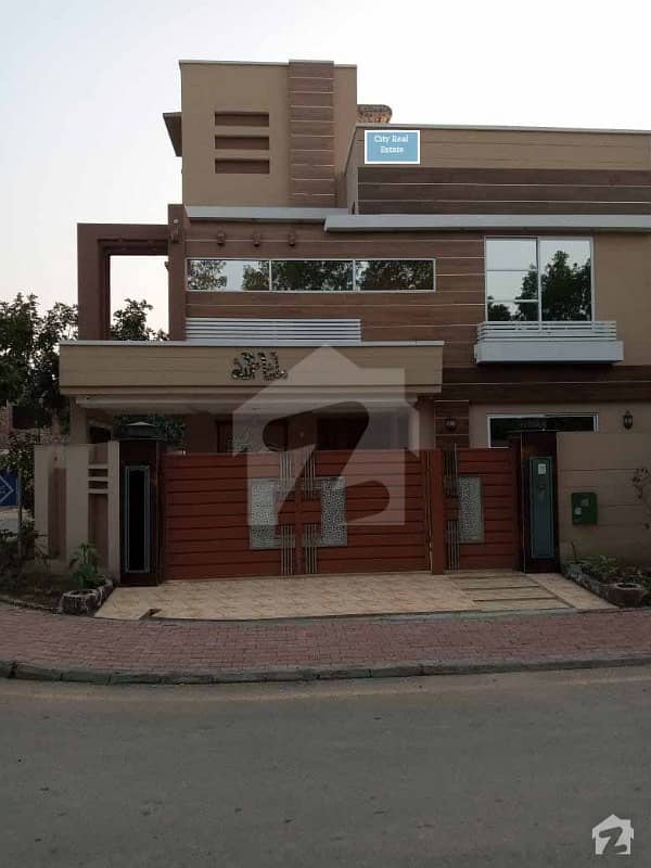 10.5 Marla Luxurious Brand New Corner House For Sale In Awais Qarni Block Sector B Bahria Town Lhr