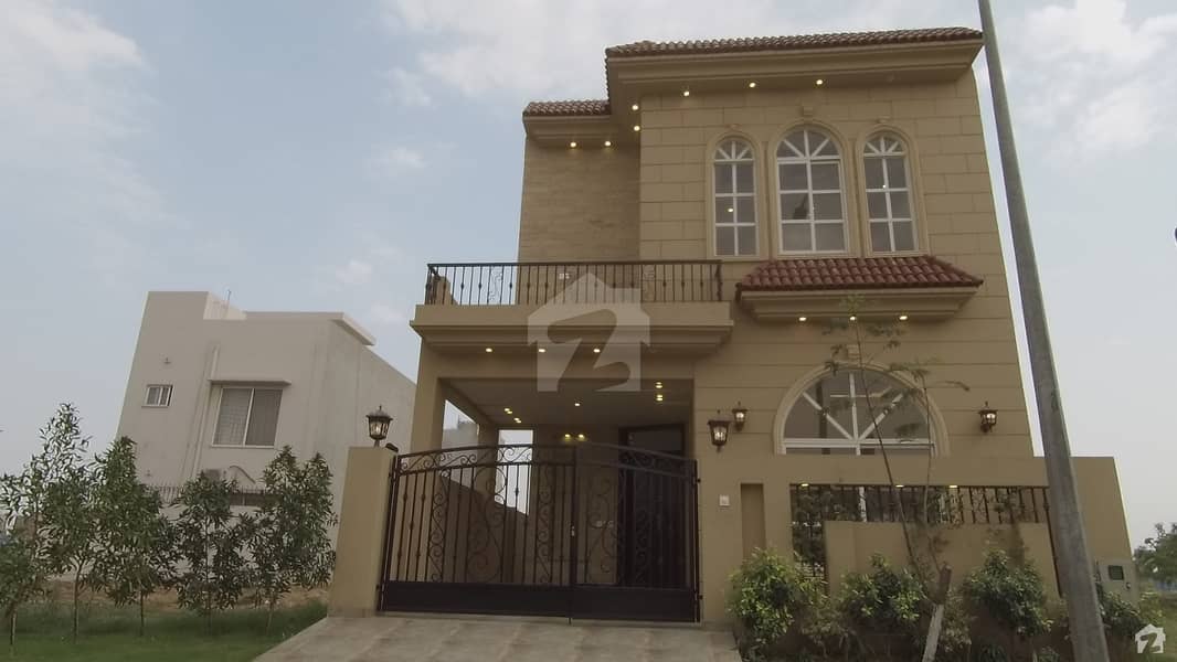 5 Marla Brand New Spanish Elevation House is up for Sale in A Block of DHA Phase 9 Town.