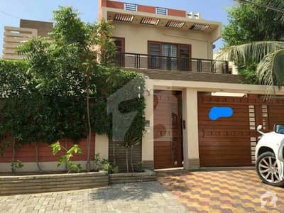 A Palatial Residence For Sale In Rashid Minhas Road Karachi