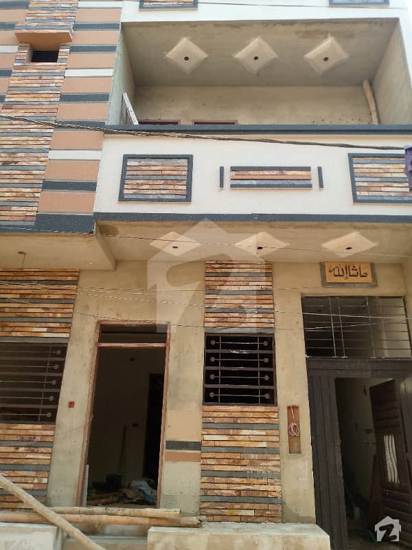 New Brand Portion 1st  Floor For Sale Located At Azizabad
