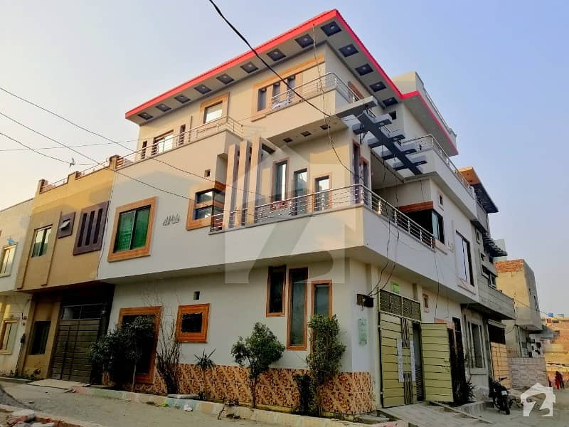 Triple Storey 5 Marla Corner House For Sale In Katar Bund Road Thokar Niaz Baig Lahore