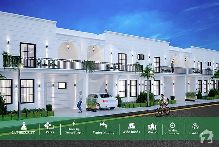 625 Sq Ft  Double Storey House For Sale On Installments In Defence Road