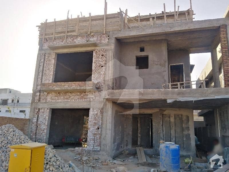 Double Unit Gray Structure House For Sale In Bahria Town Phase 8