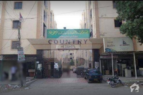 کنٹری ہائٹس سکیم 33 کراچی میں 2 کمروں کا 3 مرلہ فلیٹ 52 لاکھ میں برائے فروخت۔