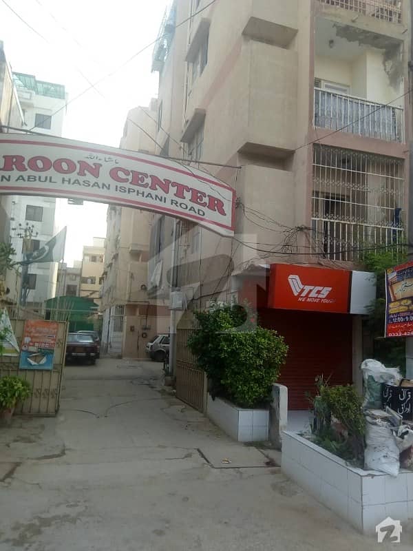 Haroon Center Flat Available For Sale Boundary Wall Project