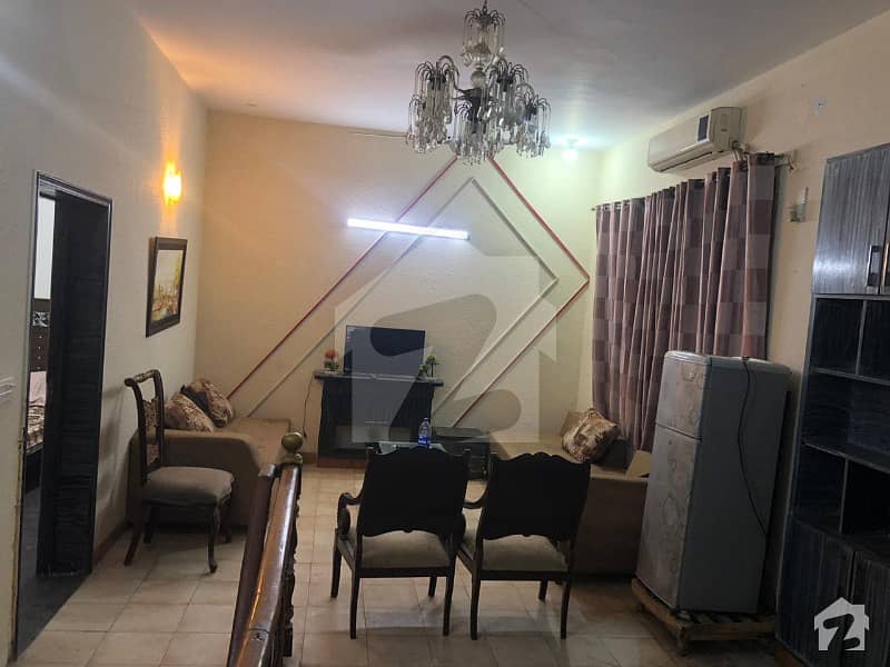 7 Marla Lower Portion Fully Furnished 2 Bedroom With Attached Bath Tv Launch Drawing Room, Kitchen  Located Dha Phase 2 Block V Nearest Dha Cinema Lahore