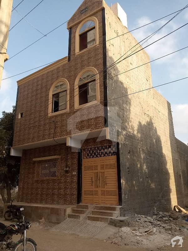 گلشن ملت کورنگی کراچی میں 4 کمروں کا 3 مرلہ مکان 1 کروڑ میں برائے فروخت۔