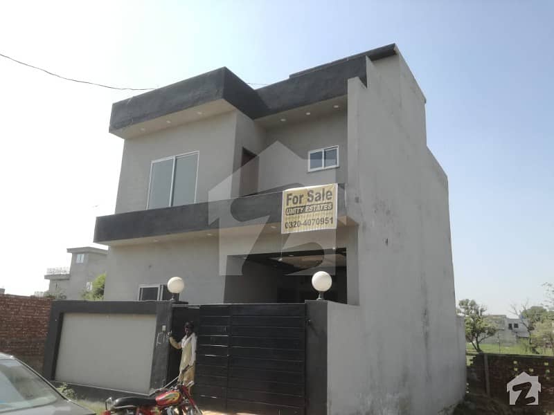 5 Marla Brand New House In Banker Society Top Location Near Ring Road