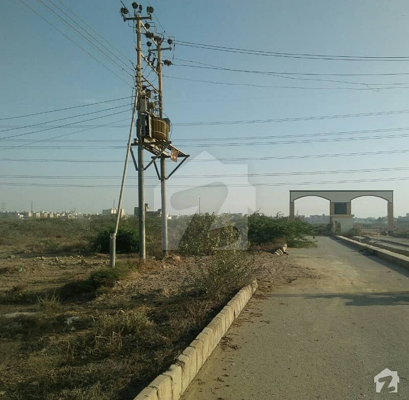 Gulshan-e-shiraz Surjani Town Sector 6-a Commercial Plot Single Belt Main 300 Feet Road Plot