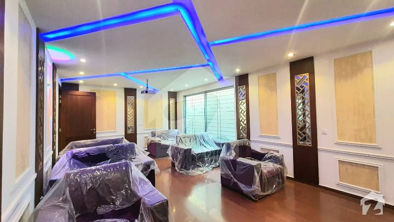 Home Theater Full Basement Brand New One Kanal Luxurious Bungalow Design By Reputed Architect Direct Approach From Main Road Once Visit