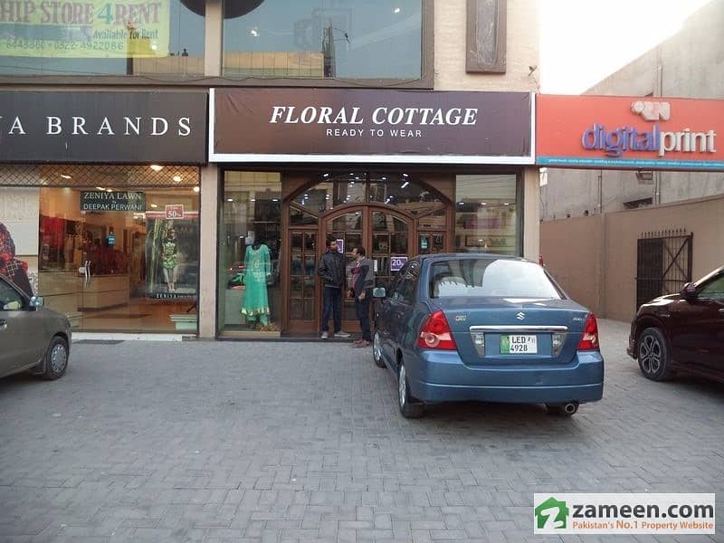 1100 Sq Ft Shop At Main Market Gulberg Lahore For Rent Main Market